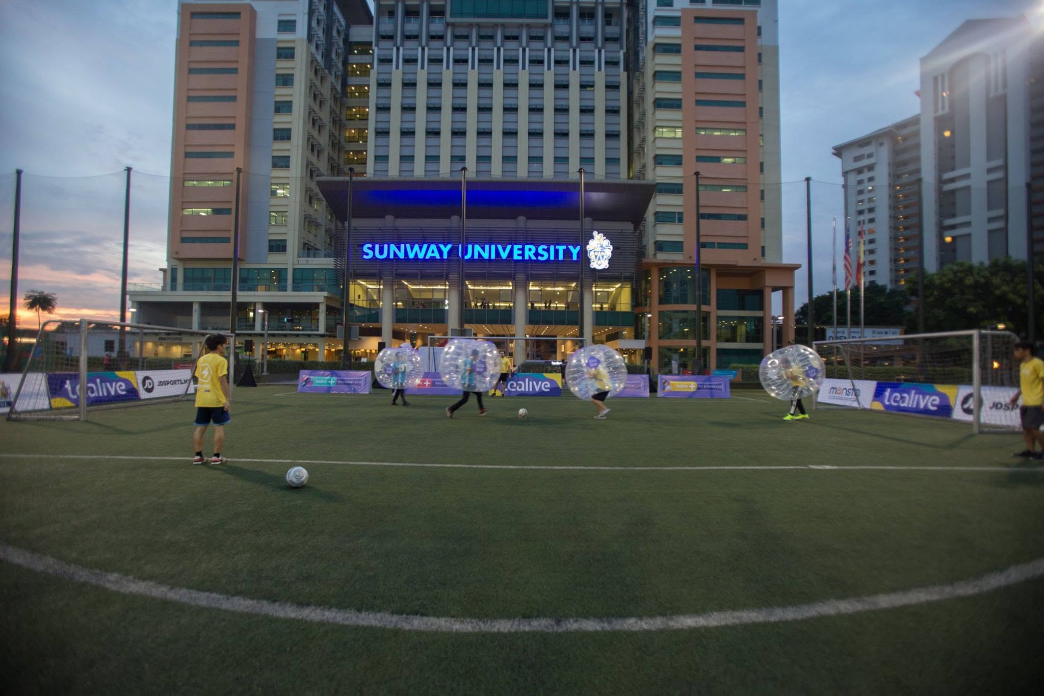 Tealive Sunway University Bubble Football